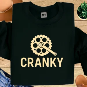 Cranky Cycling T-Shirt | Funny Cyclist Shirt for Bike Lovers
