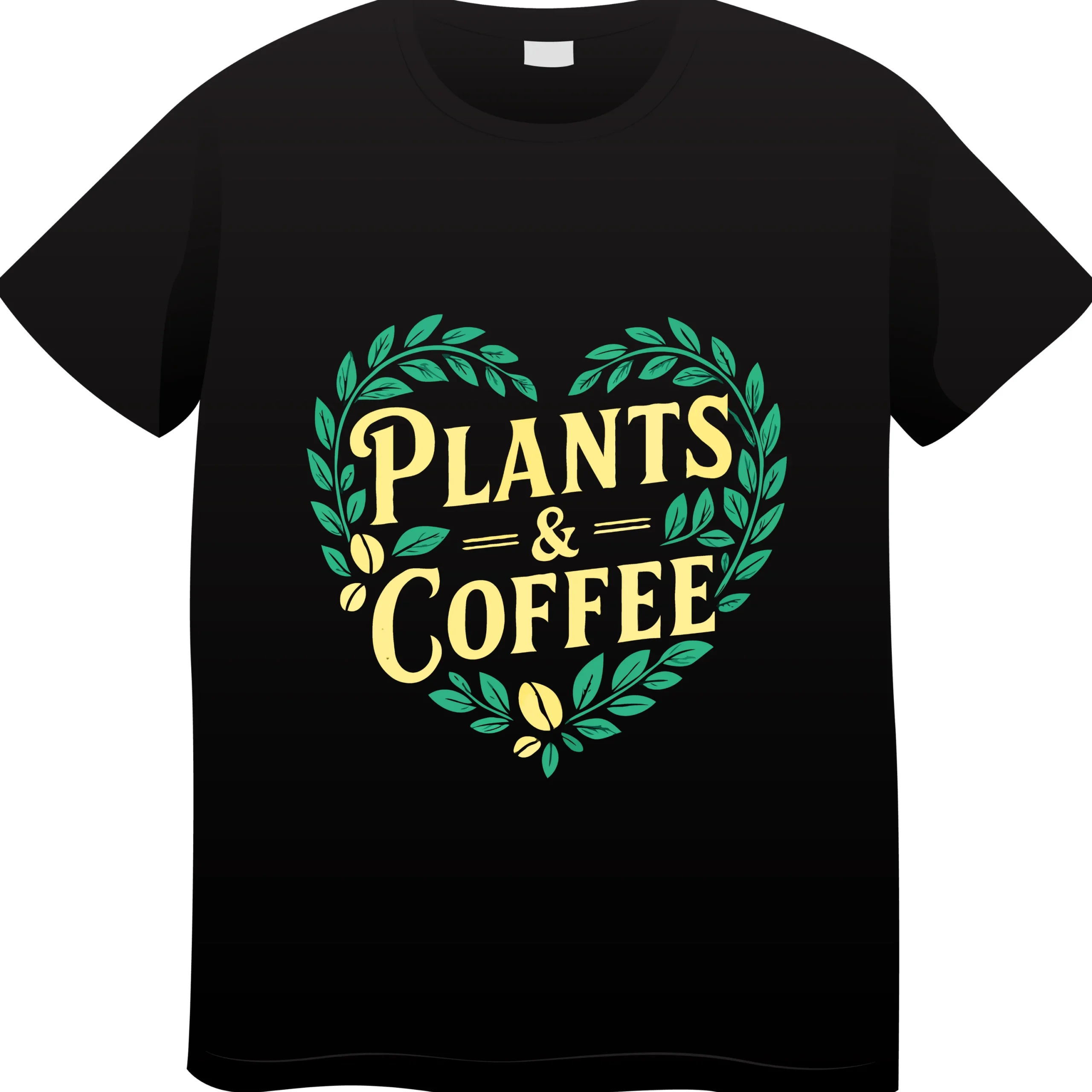Plants & Coffee T-Shirt | Plant Lover Coffee Lover Gardening Shirt - Image 4