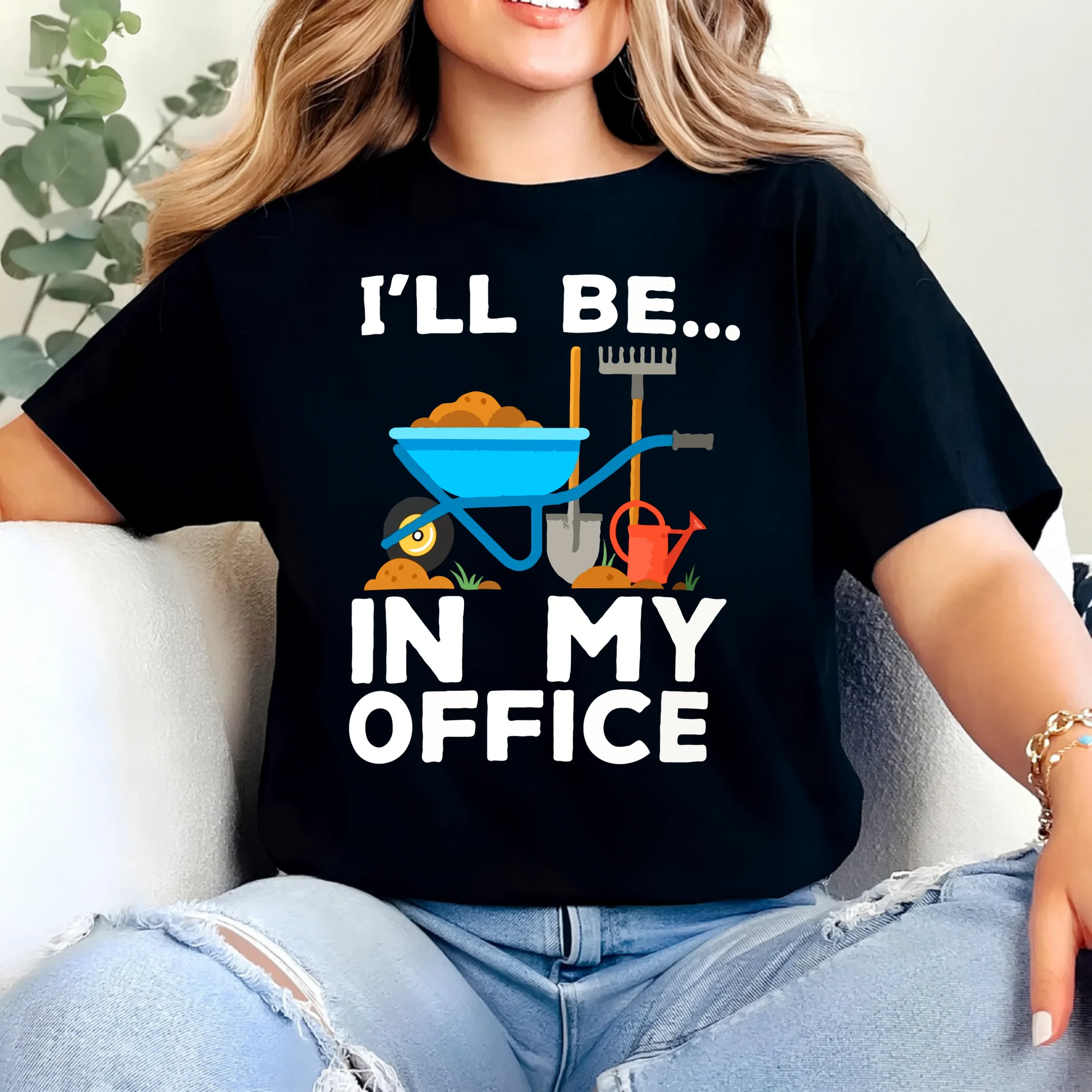 I’ll Be In My Office Gardening T-Shirt | Funny Gardener Shirt - Image 2