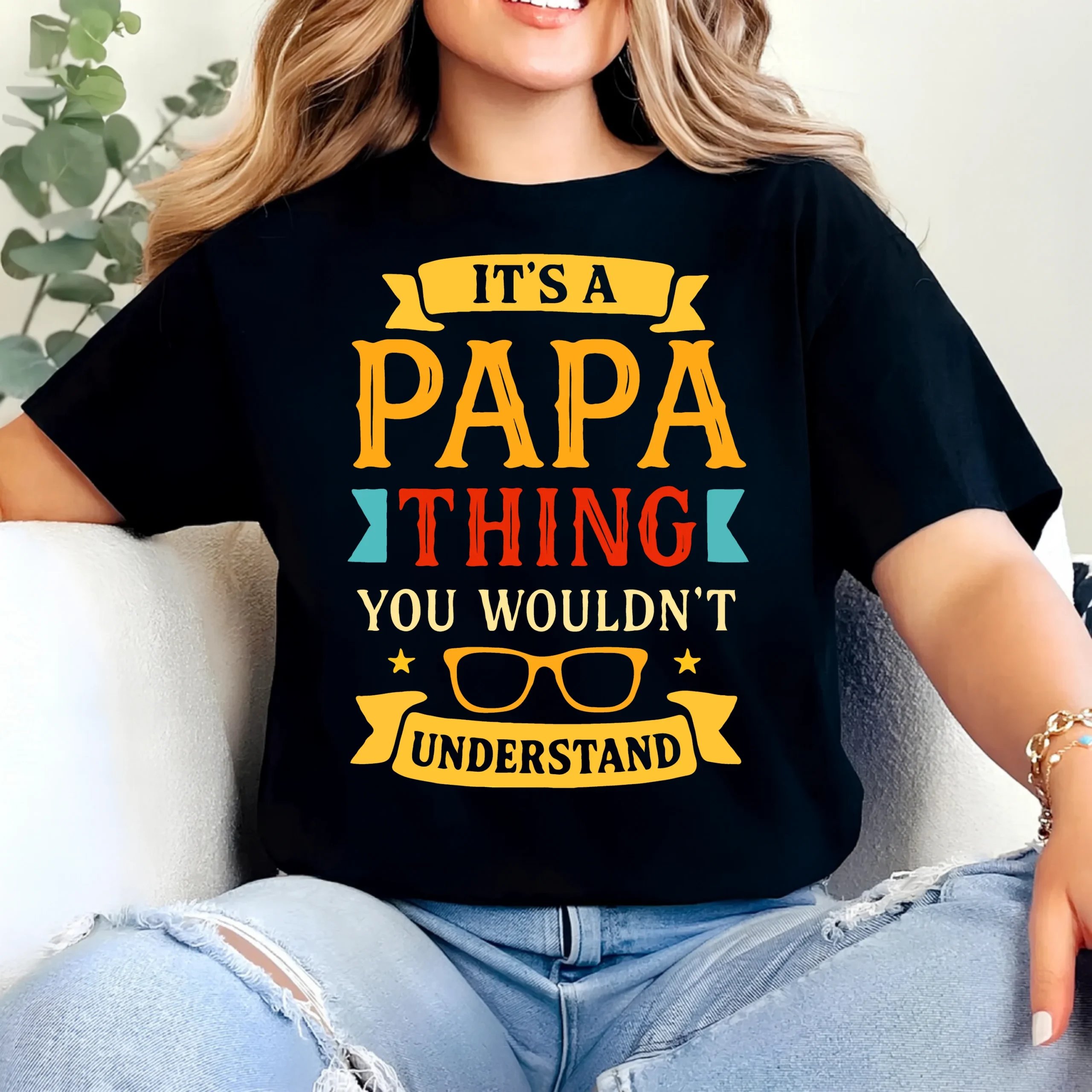 I Keep All My Dad Jokes in a Dad-A-Base T-Shirt | UAE - Image 3