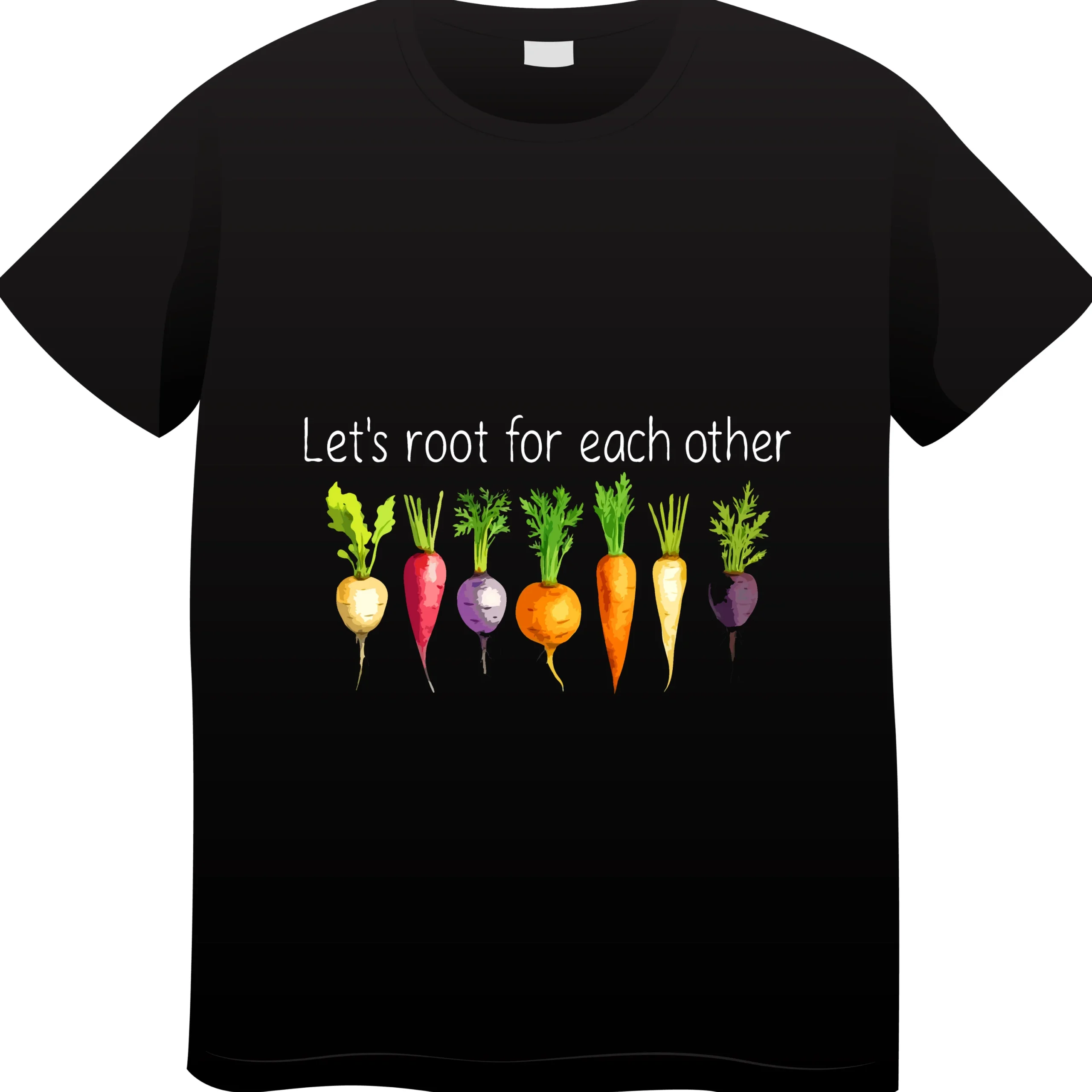 Let’s Root For Each Other T-Shirt | Cute Gardening Shirt for Plant Lovers - Image 4