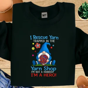 The Crocheter Skeleton Tarot T-Shirt | Gothic Crochet Lover Shirt