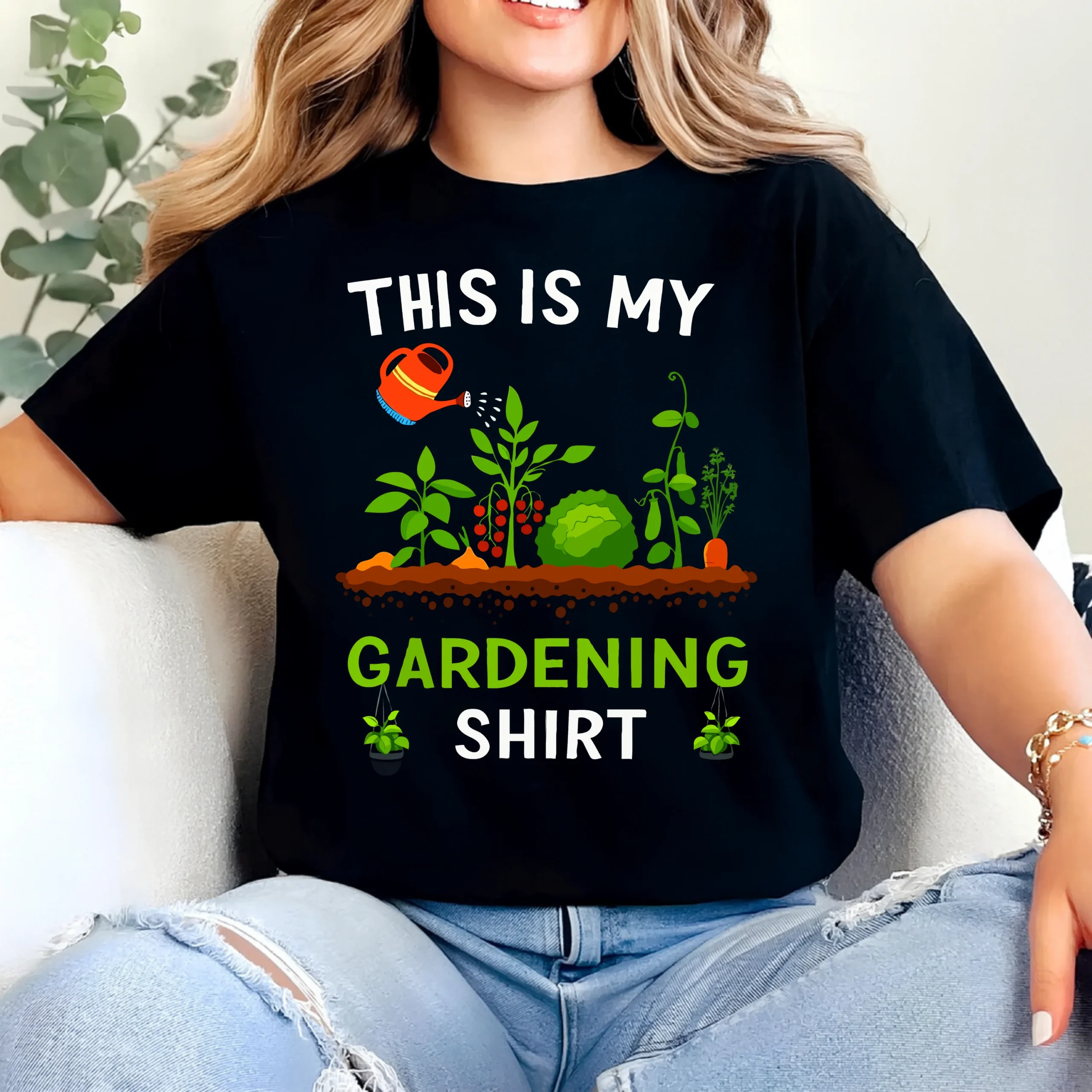 This Is My Gardening Shirt – Funny Gardening T-Shirt - Image 2