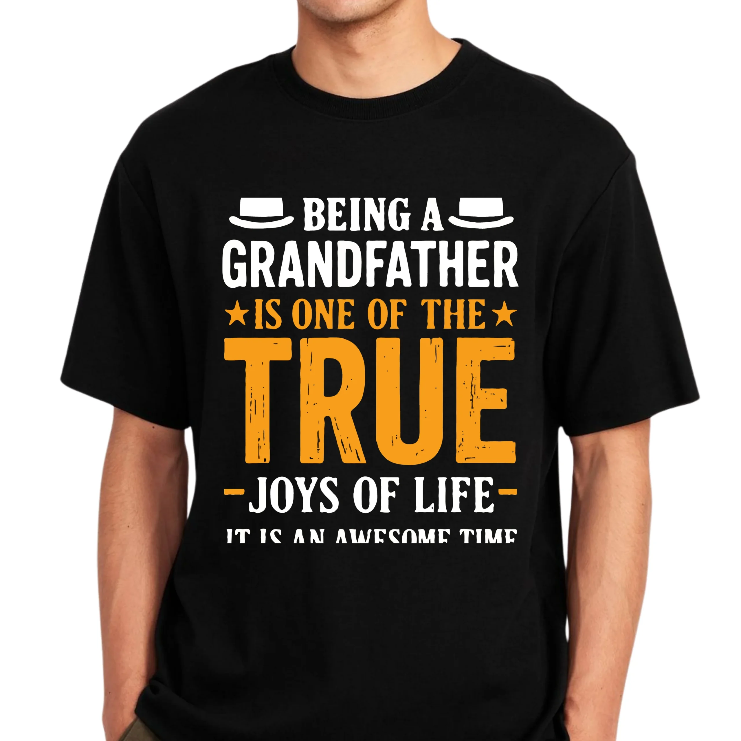 Being a Grandfather Is One of the True Joys of Life Shirt | Grandpa Quote T Shirt | Proud Grandfather Tee | Gift for Grandpa | Grandpa Life Shirt - Image 3