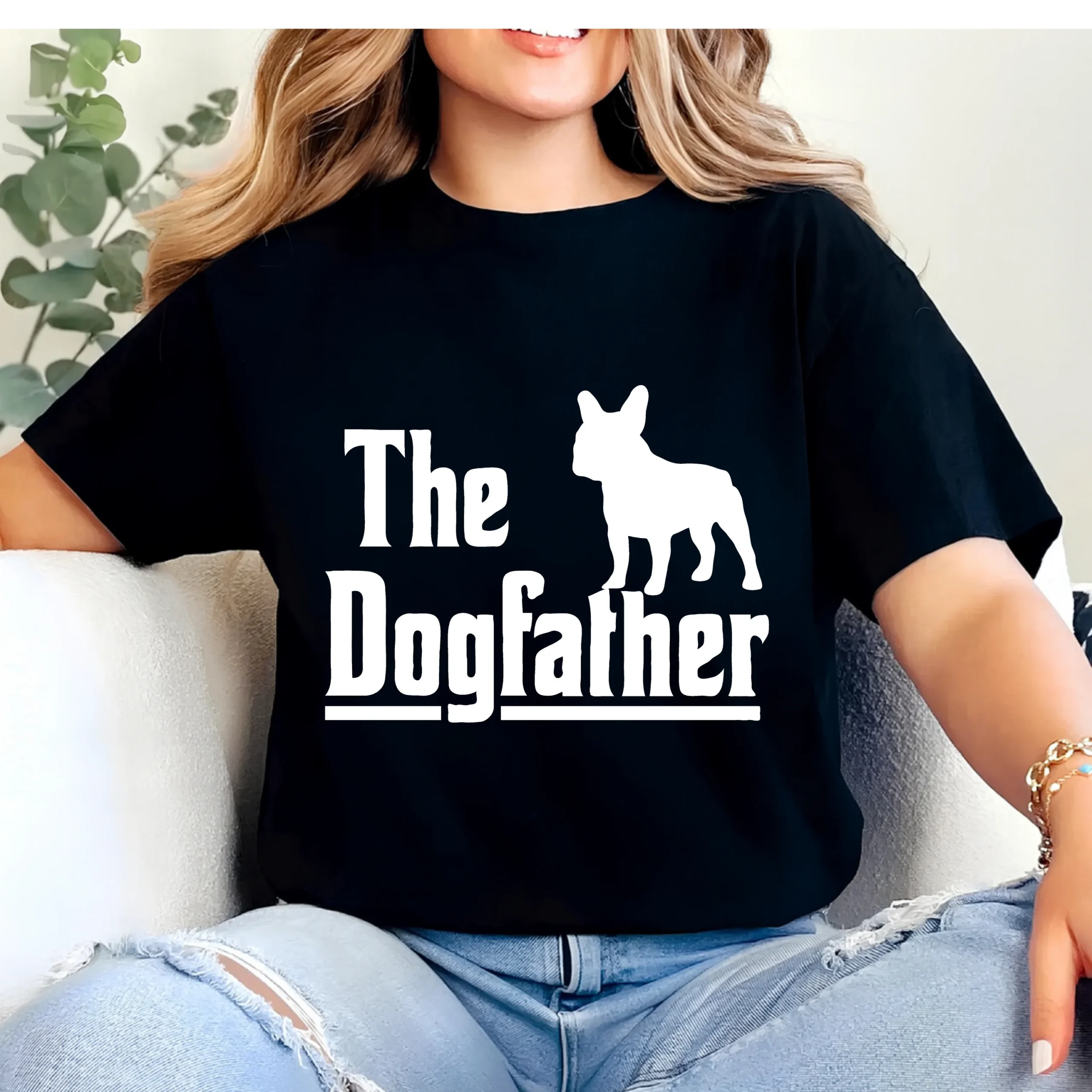 The Dogfather T-Shirt | Funny Dog Dad Shirt - Image 2
