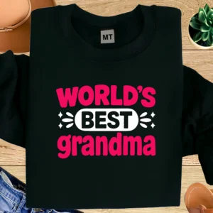 World’s Best Grandma Shirt | Best Grandma Ever T-Shirt | Cute Grandma Gift Tee | Grandma Love Shirt | Gift for Grandma