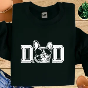 French Bulldog Dad T-Shirt | Funny DAD Frenchie Sunglasses Tee for Dog Lovers