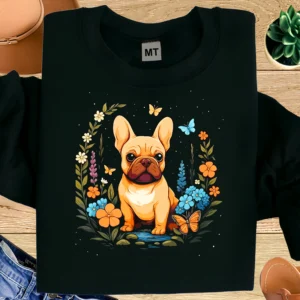 Colorful Neon French Bulldog T-Shirt | Vibrant Frenchie Art Dog Lover Tee