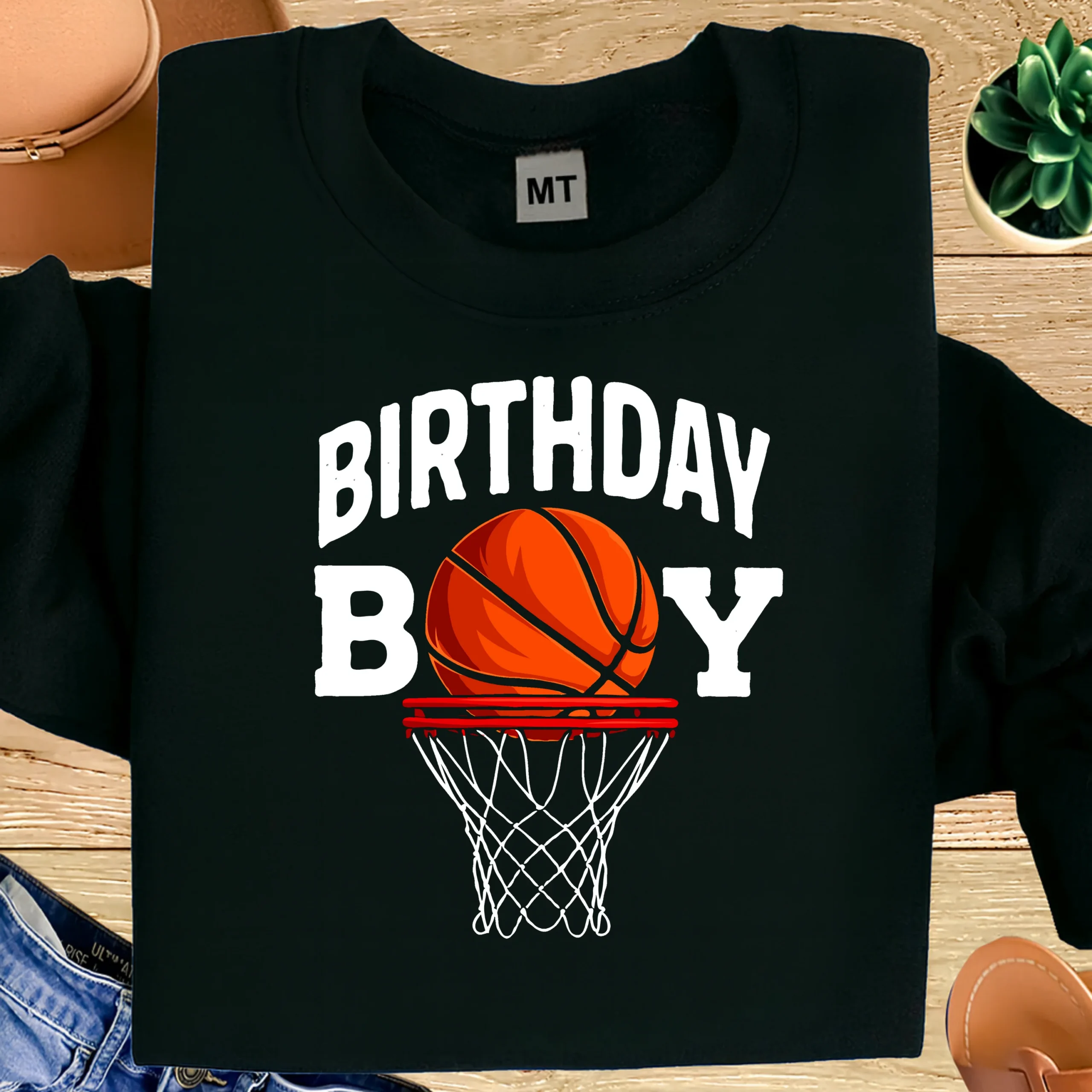 Birthday Boy Basketball T-Shirt | Basketball Birthday Boy Tee